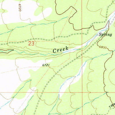 United States Geological Survey Atchison Creek, UT (1971, 24000-Scale) digital map