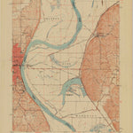 United States Geological Survey Atchison East, KS-MO (1951, 24000-Scale) digital map
