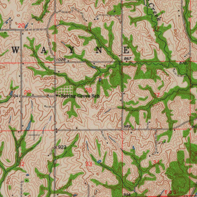 United States Geological Survey Atchison, KS-MO (1960, 62500-Scale) digital map
