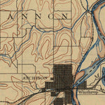 United States Geological Survey Atchison, KS-MO-NE (1893, 125000-Scale) digital map
