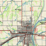 United States Geological Survey Atchison, KS-MO-NE (1985, 100000-Scale) digital map