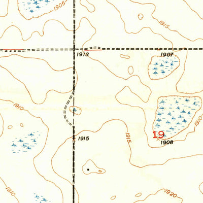 United States Geological Survey Atcoal, ND (1949, 24000-Scale) digital map