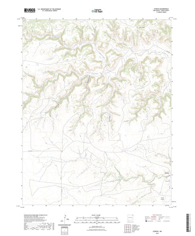 United States Geological Survey Atencio, NM (2023, 24000-Scale) digital map