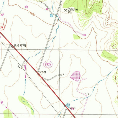 United States Geological Survey Ater, TX (1955, 24000-Scale) digital map