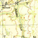 United States Geological Survey Ates Creek, FL (1942, 62500-Scale) digital map