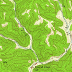 United States Geological Survey Athalia, OH-WV (1958, 24000-Scale) digital map