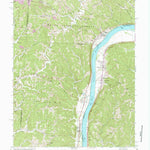 United States Geological Survey Athalia, OH-WV (1968, 24000-Scale) digital map