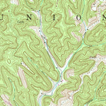 United States Geological Survey Athalia, OH-WV (1968, 24000-Scale) digital map