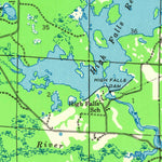 United States Geological Survey Athelstane, WI (1940, 48000-Scale) digital map