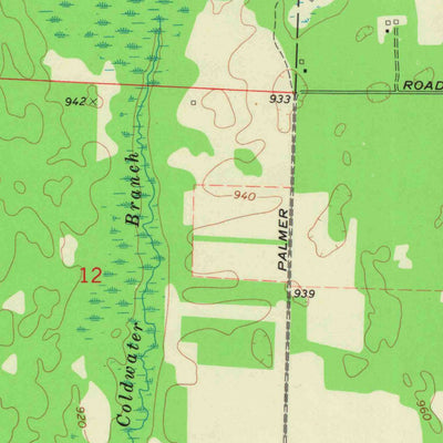 United States Geological Survey Athelstane, WI (1972, 24000-Scale) digital map