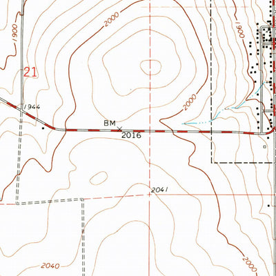 United States Geological Survey Athena, OR (1964, 24000-Scale) digital map