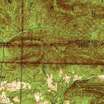 United States Geological Survey Athens, AR (1942, 62500-Scale) digital map