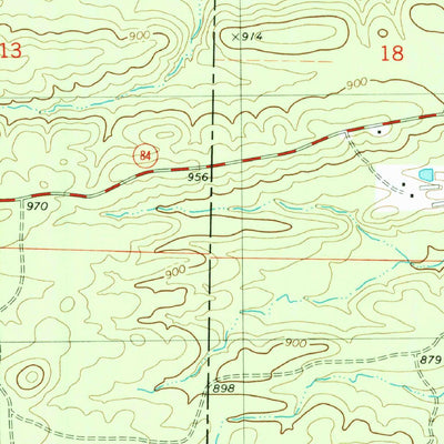 United States Geological Survey Athens, AR (1980, 24000-Scale) digital map