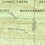 United States Geological Survey Athens, AR (1980, 24000-Scale) digital map