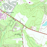 United States Geological Survey Athens East, GA (1964, 24000-Scale) digital map