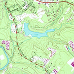 United States Geological Survey Athens East, GA (1964, 24000-Scale) digital map