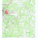 United States Geological Survey Athens East, GA (1998, 24000-Scale) digital map