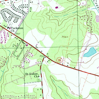 United States Geological Survey Athens East, GA (1998, 24000-Scale) digital map