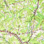 United States Geological Survey Athens, GA-SC (1953, 250000-Scale) digital map