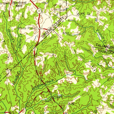 United States Geological Survey Athens, GA-SC (1959, 250000-Scale) digital map