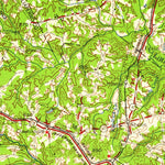 United States Geological Survey Athens, GA-SC (1959, 250000-Scale) digital map