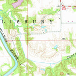 United States Geological Survey Athens, IL (1966, 24000-Scale) digital map