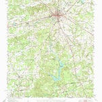 United States Geological Survey Athens, TX (1949, 62500-Scale) digital map