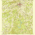 United States Geological Survey Athens, TX (1950, 62500-Scale) digital map