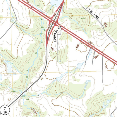 United States Geological Survey Athens, TX (2022, 24000-Scale) digital map