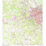 United States Geological Survey Athens West, GA (1964, 24000-Scale) digital map