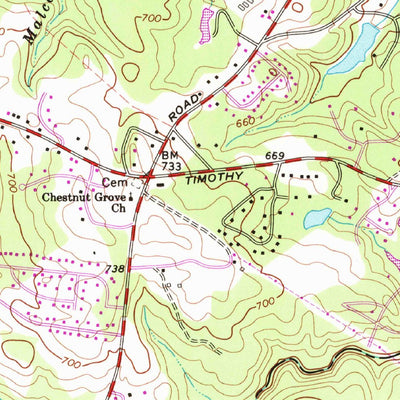 United States Geological Survey Athens West, GA (1964, 24000-Scale) digital map