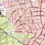 United States Geological Survey Athens West, GA (1964, 24000-Scale) digital map