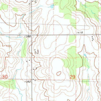 United States Geological Survey Athens, WI (1980, 24000-Scale) digital map