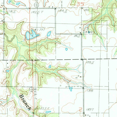 United States Geological Survey Athensville, IL (1983, 24000-Scale) digital map