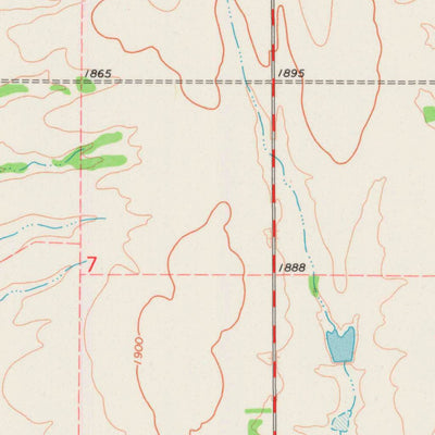 United States Geological Survey Athol, KS (1973, 24000-Scale) digital map