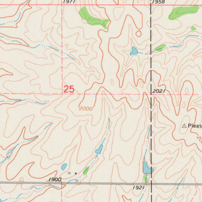 United States Geological Survey Athol, KS (1973, 24000-Scale) digital map
