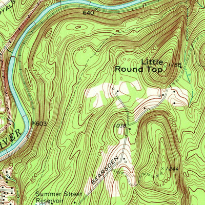 United States Geological Survey Athol, MA (1970, 24000-Scale) digital map