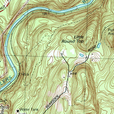 United States Geological Survey Athol, MA (1988, 25000-Scale) digital map