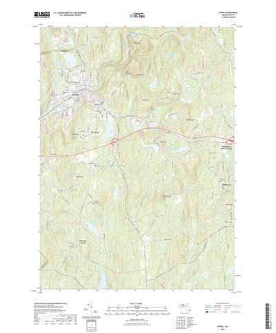 United States Geological Survey Athol, MA (2021, 24000-Scale) digital map