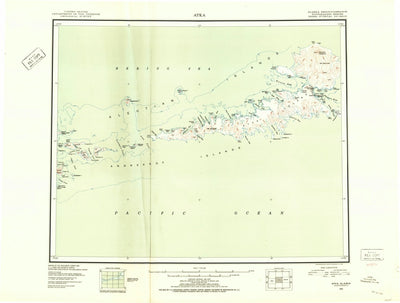 United States Geological Survey Atka, AK (1952, 250000-Scale) digital map
