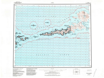 United States Geological Survey Atka, AK (1959, 250000-Scale) digital map