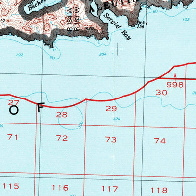 United States Geological Survey Atka, AK (1959, 250000-Scale) digital map