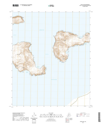 United States Geological Survey Atka B-6 NE, AK (2021, 25000-Scale) digital map