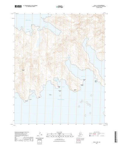 United States Geological Survey Atka C-2 SW, AK (2021, 25000-Scale) digital map