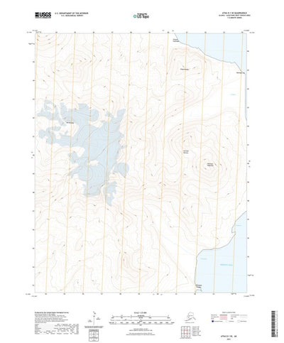 United States Geological Survey Atka D-1 SE, AK (2021, 25000-Scale) digital map