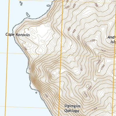 United States Geological Survey Atka D-2 SE, AK (2021, 25000-Scale) digital map