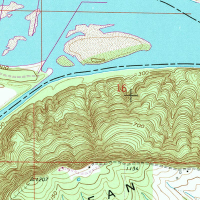 United States Geological Survey Atkins, AR (1989, 24000-Scale) digital map