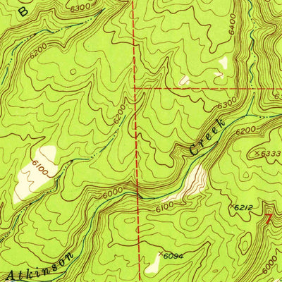 United States Geological Survey Atkinson Creek, CO (1949, 24000-Scale) digital map