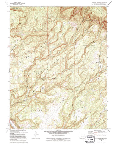 United States Geological Survey Atkinson Creek, CO (1994, 24000-Scale) digital map