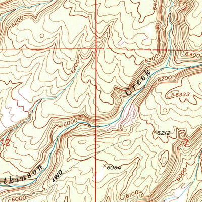 United States Geological Survey Atkinson Creek, CO (1994, 24000-Scale) digital map